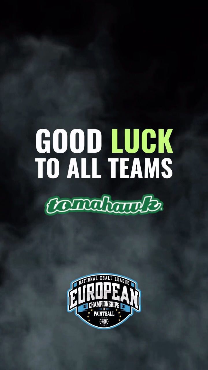 The NXL European Championship is here. 🏆

Every team that steps on that field this weekend has put in the work. The training sessions, the failed points, the adjustments made under pressure, it all comes down to this.

Tomahawk will be there too. Supplying the paint that competitive players trust when the stakes are highest. 🎯

Good luck to every team competing. Play hard. Play clean. 🟢
📍 tomahawkpaintballs.com

#paintball #nxl #propaintball #paintballing #paintballlife